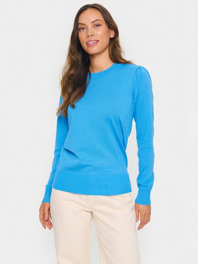 Джемпер mila с круглым вырезом Saint Tropez, синий
Джемпер mila с круглым вырезом Saint Tropez, синий