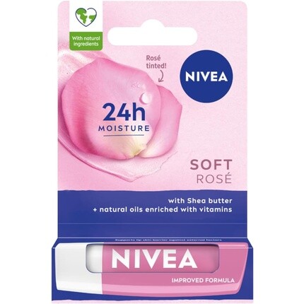 Питательная губная помада NIVEA Soft Rose 4,8 г
Питательная губная помада NIVEA Soft Rose 4,8 г