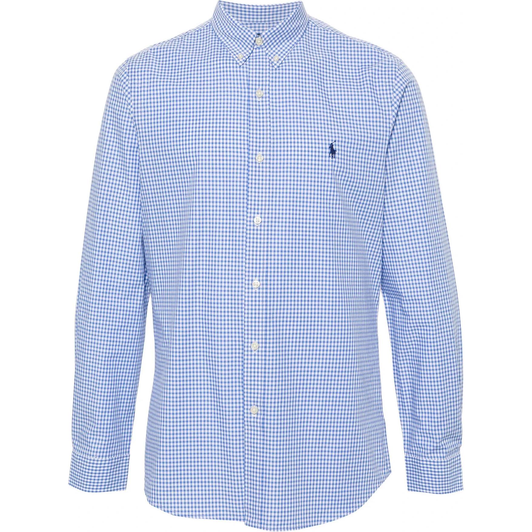 Рубашка с длинным рукавом в клетку gingham Polo Ralph Lauren, синий
Рубашка с длинным рукавом в клетку gingham Polo Ralph Lauren, синий