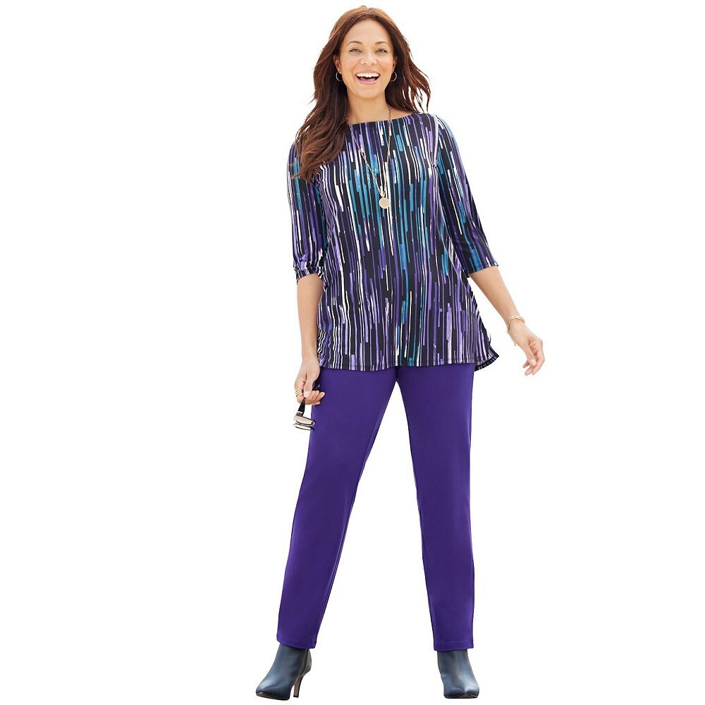 Женская туника больших размеров в любой одежде Catherines, цвет Rain Print
Женская туника больших размеров в любой одежде Catherines, цвет Rain Print