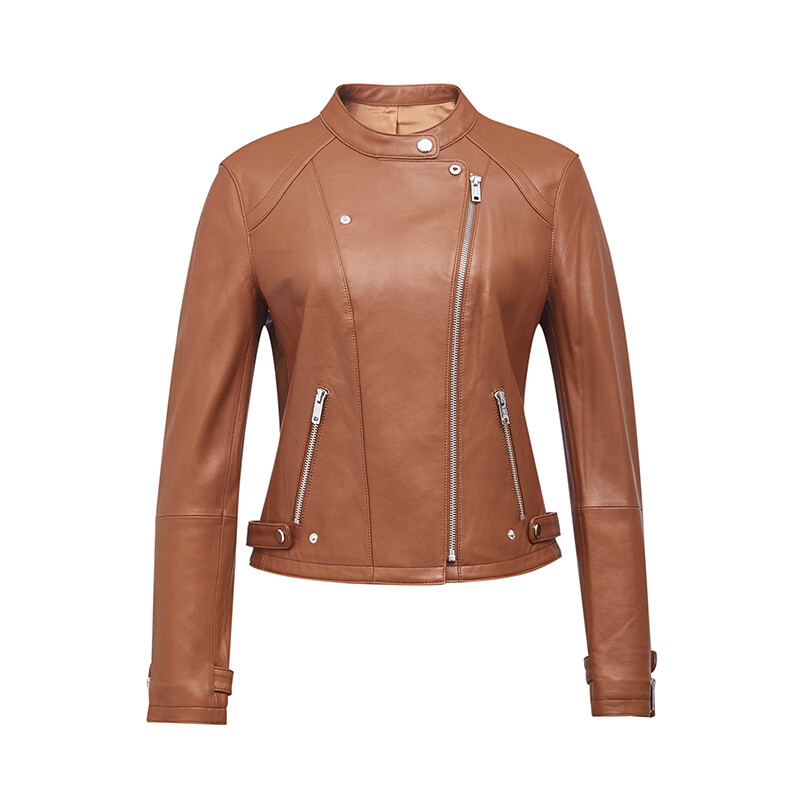 Куртка кожаная Deep Breath с воротником-стойкой, хаки
Куртка кожаная Deep Breath с воротником-стойкой, хаки