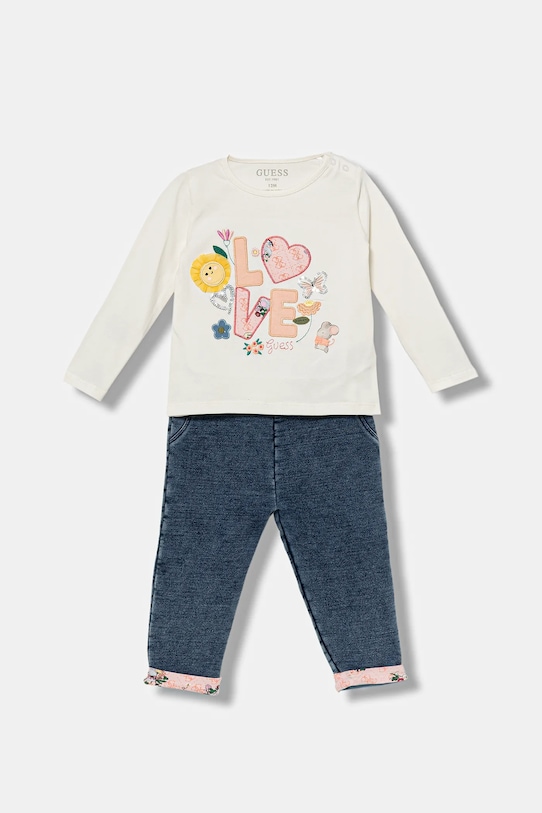 Комплект для новорожденного Guess, бежевый
Комплект для новорожденного Guess, бежевый