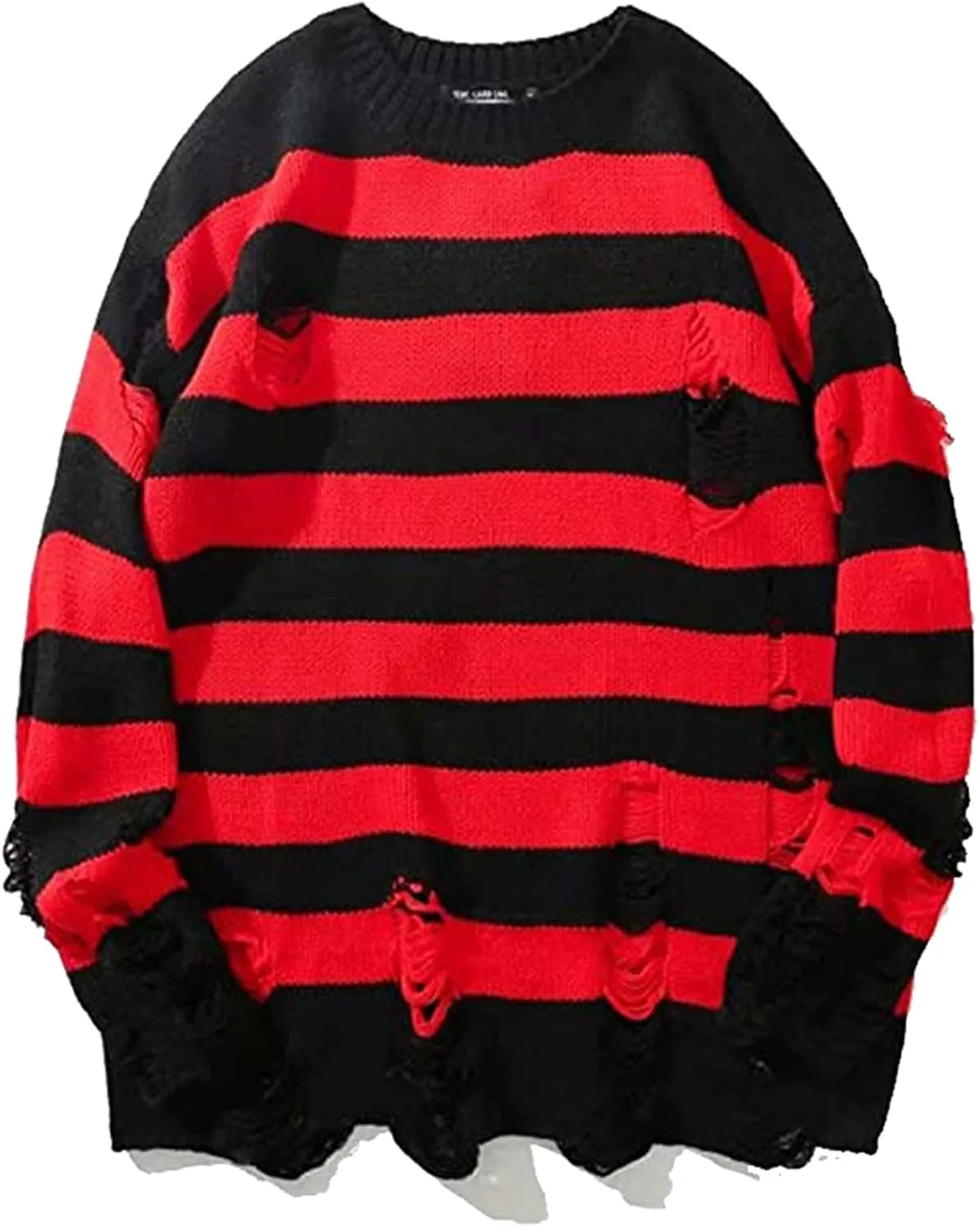 Свитер Perbai с полосками и рваным краем
Свитер Perbai с полосками и рваным краем