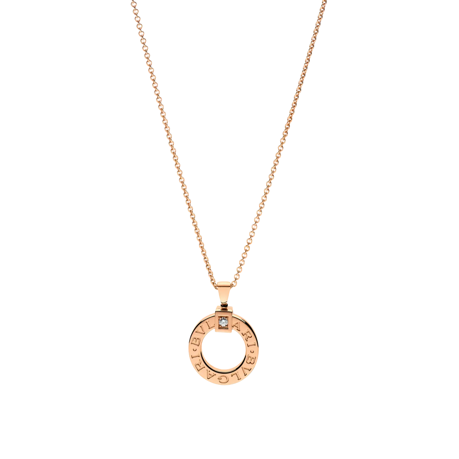 Подвеска из розового золота 18 карат с бриллиантом и цепочкой. длина 38 45,5 см Bulgari
Подвеска из розового золота 18 карат с бриллиантом и цепочкой. длина 38 45,5 см Bulgari