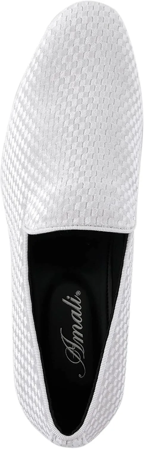 Мужские деловые туфли Amali Fishman из бархата с стеганым дизайном, без шнуровки, мокасины для мужчин, бархатные лоферы, оригинальные смокинговые мужские туфли-тапочки, белый
Мужские деловые туфли Amali Fishman из бархата с стеганым дизайном, без шнуровки, мокасины для мужчин, бархатные лоферы, оригинальные смокинговые мужские туфли-тапочки, белый