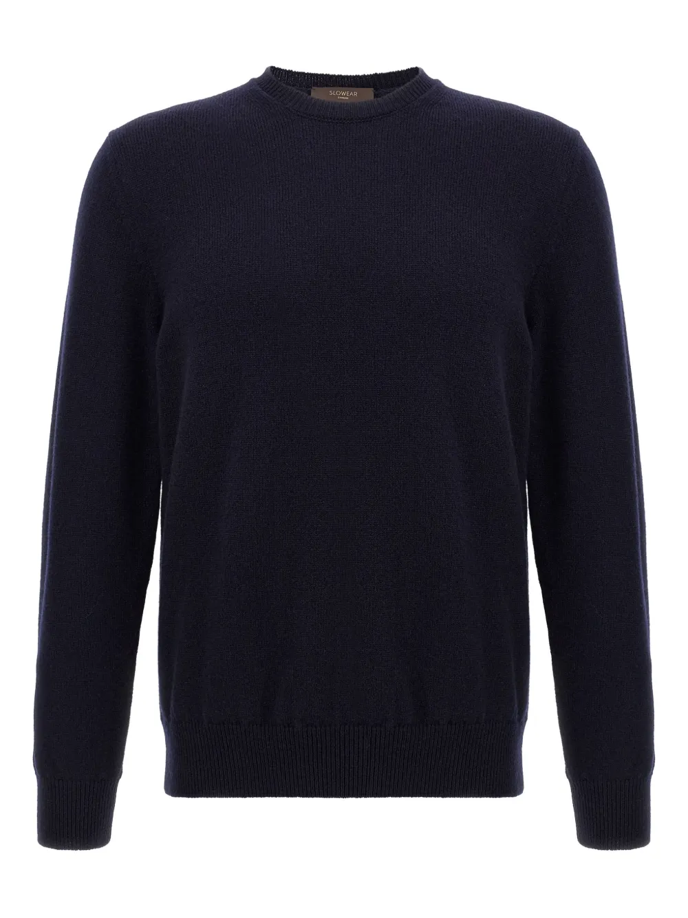 Шерстяной свитер с круглым вырезом Zanone, синий
Шерстяной свитер с круглым вырезом Zanone, синий