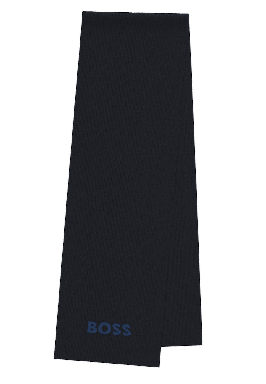 Шарф BOSS Elios, синий/темно-синий
Шарф BOSS Elios, синий/темно-синий