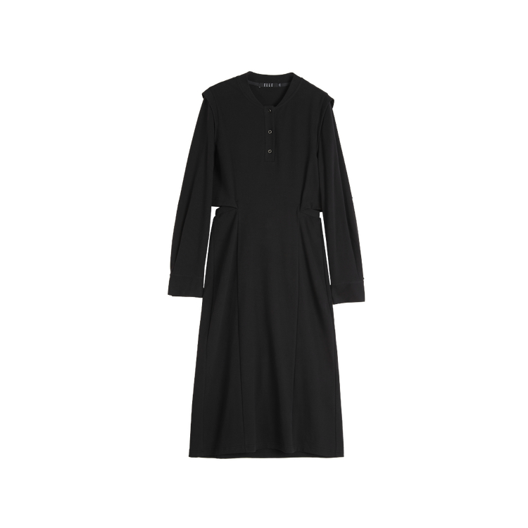 ELLE Женское черное платье с длинными рукавами
ELLE Женское черное платье с длинными рукавами