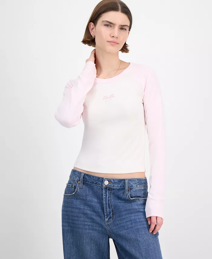 Футболка с круглым вырезом и длинными рукавами реглан для юниоров Hippie Rose, белый
Футболка с круглым вырезом и длинными рукавами реглан для юниоров Hippie Rose, белый