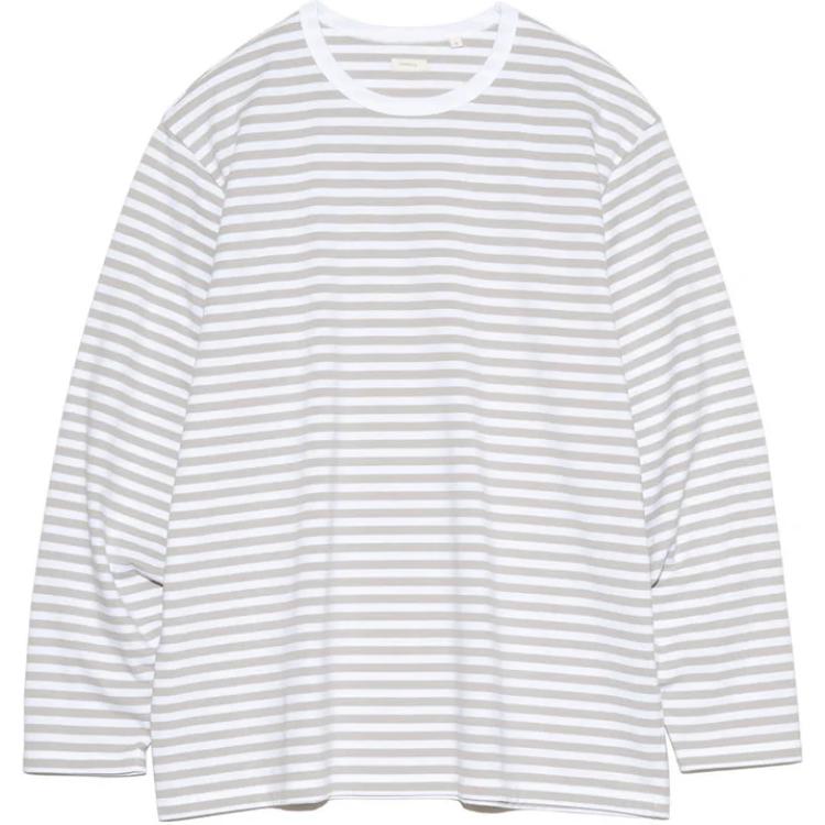 SS25 COOLMAX Полосатая Джерси Футболка с Длинным Рукавом Unisex Sandy Beige Nanamica, sandy бежевый
SS25 COOLMAX Полосатая Джерси Футболка с Длинным Рукавом Unisex Sandy Beige Nanamica, sandy бежевый