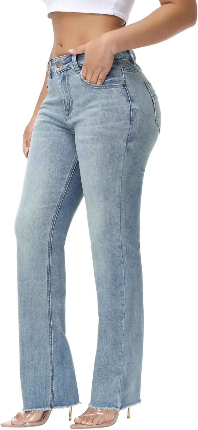 Брюки-джинсы для женщин Mid Rise Wide Leg Straight без пояса Madrirdma
Брюки-джинсы для женщин Mid Rise Wide Leg Straight без пояса Madrirdma