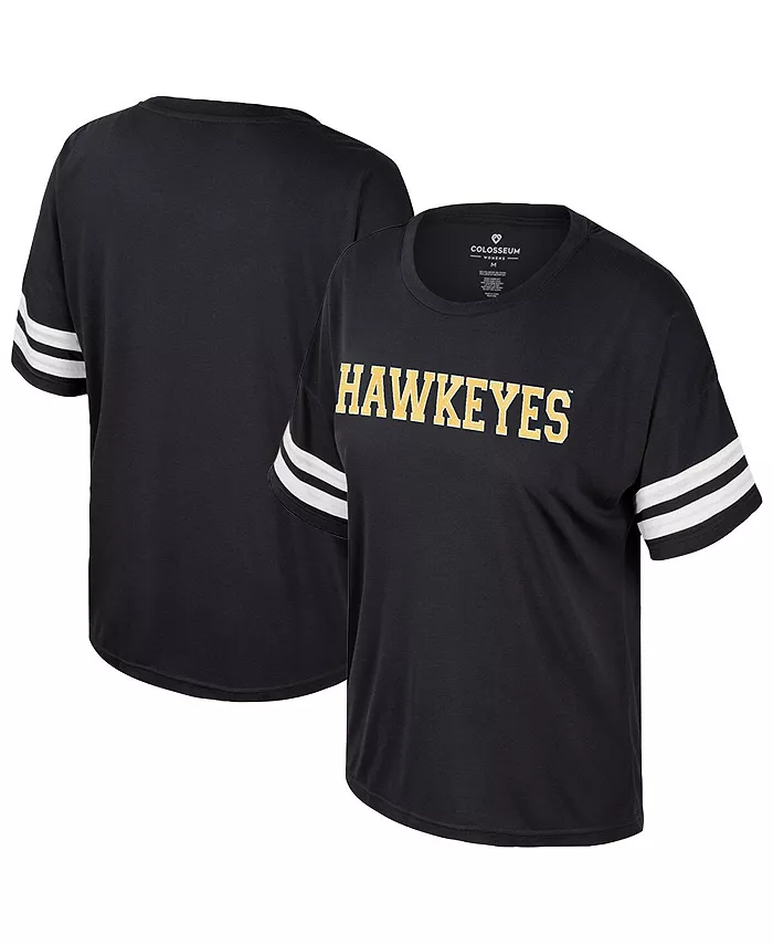 Женская черная футболка свободного кроя с пайетками Iowa Hawkeyes Treasure Colosseum
Женская черная футболка свободного кроя с пайетками Iowa Hawkeyes Treasure Colosseum
