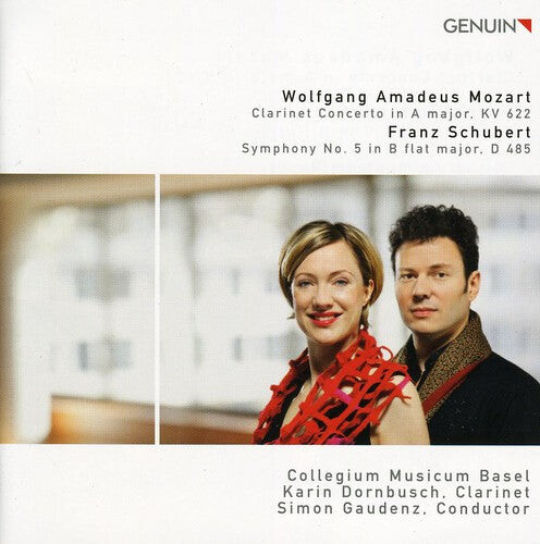 CD диск Mozart / Schubert / Dornbusch / Gaudenz: Mozart Clarinet Concert / Symphony No 5
CD диск Mozart / Schubert / Dornbusch / Gaudenz: Mozart Clarinet Concert / Symphony No 5