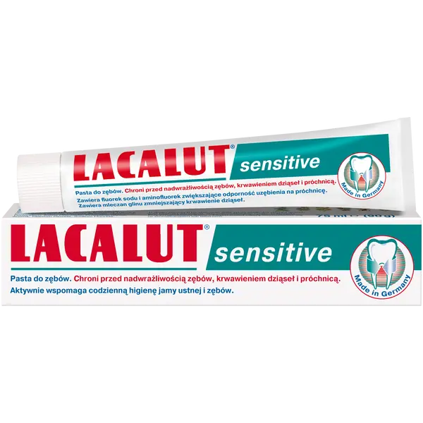Зубная паста для чувствительных зубов, 75 мл Lacalut Sensitive
Зубная паста для чувствительных зубов, 75 мл Lacalut Sensitive
