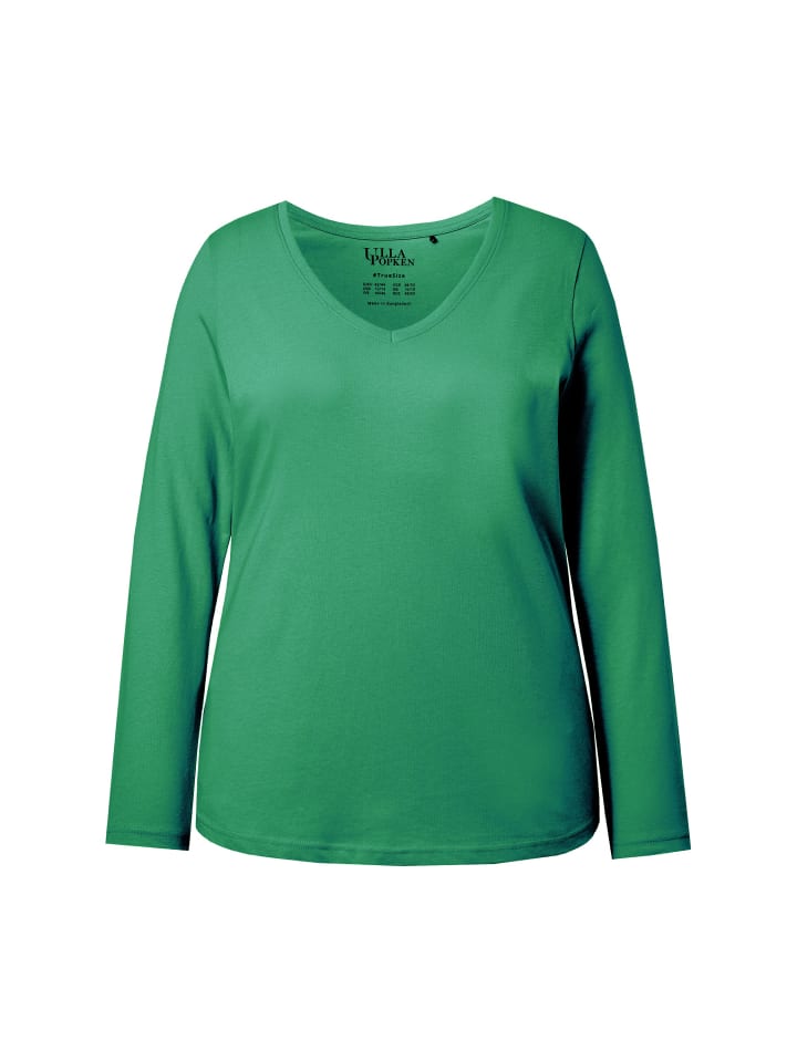 Рубашка изумрудно-зеленого цвета Ulla Popken
Рубашка изумрудно-зеленого цвета Ulla Popken