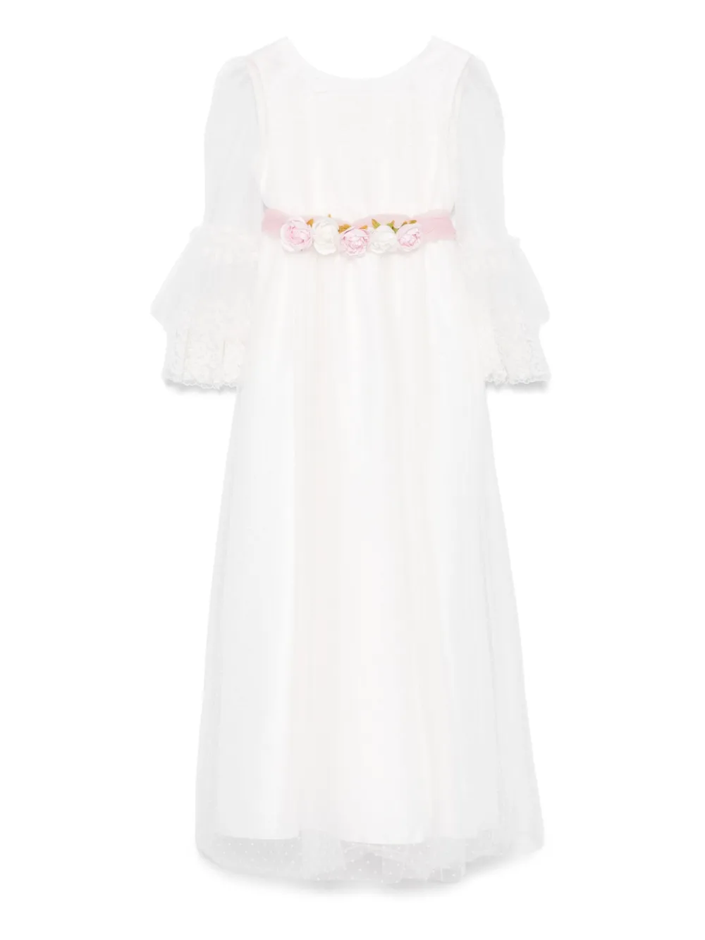 Платье с цветочной вышивкой Monnalisa, белый
Платье с цветочной вышивкой Monnalisa, белый