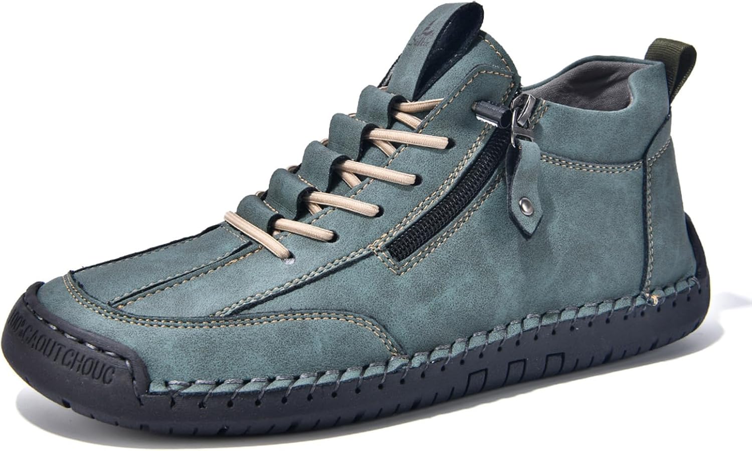 Мужские высокие ботинки-чукка ручной работы на шнуровке с модной боковой молнией, кроссовки с нескользящей подошвой, удобные слипоны для повседневного ношения и вождения Mviobuy, темно-зеленый
Мужские высокие ботинки-чукка ручной работы на шнуровке с модной боковой молнией, кроссовки с нескользящей подошвой, удобные слипоны для повседневного ношения и вождения Mviobuy, темно-зеленый