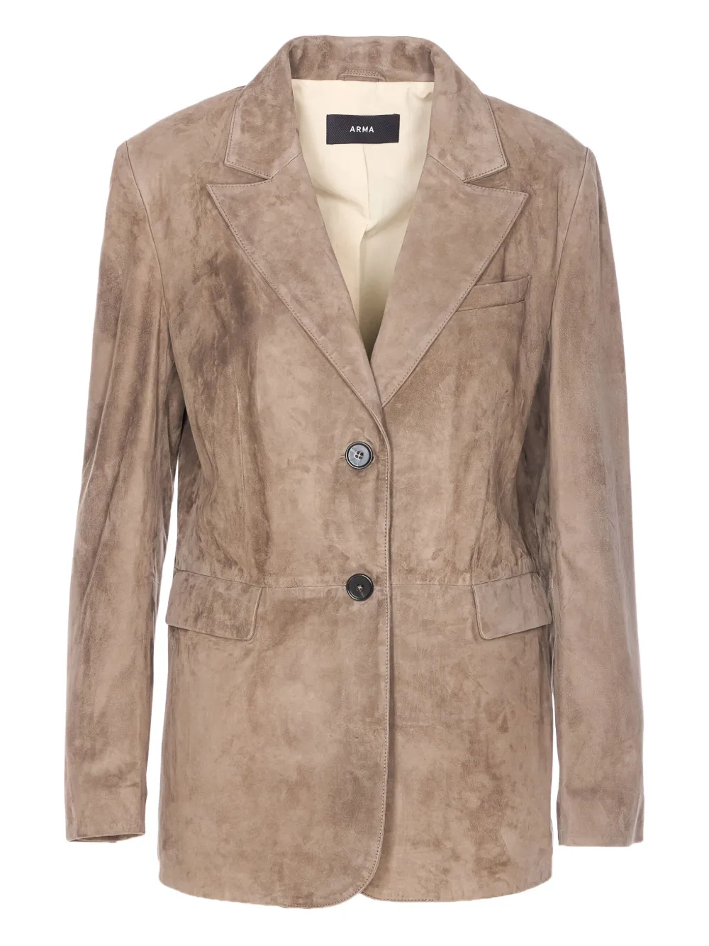 Замшевый блейзер на пуговицах Arma, коричневый
Замшевый блейзер на пуговицах Arma, коричневый