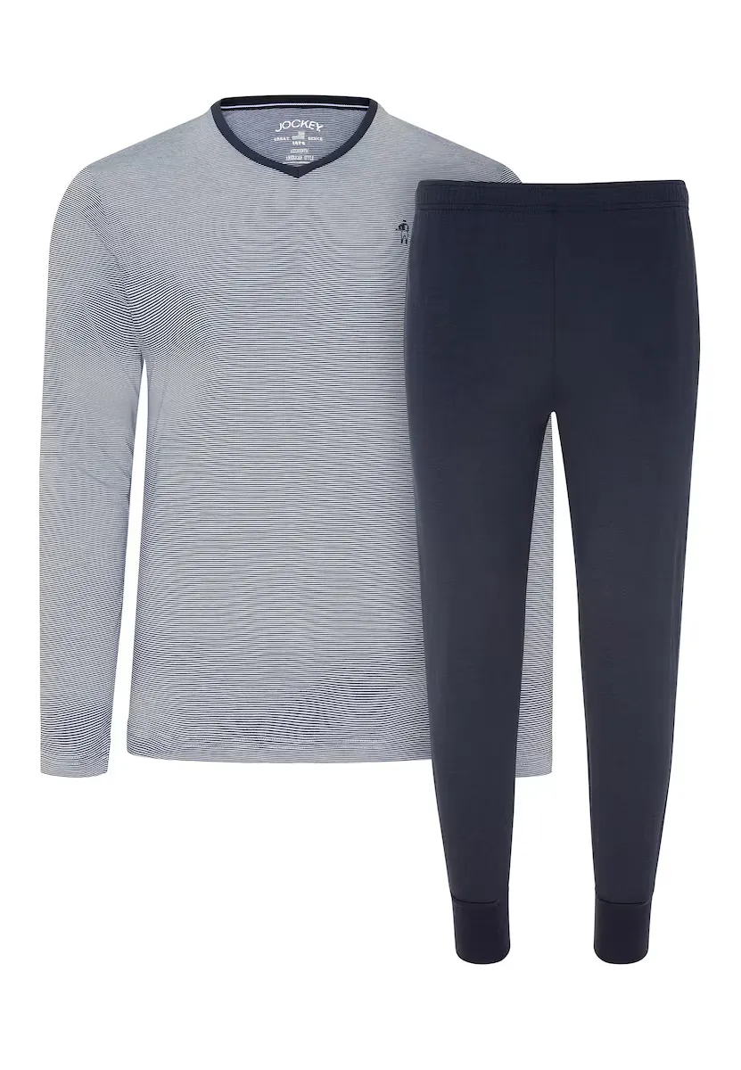 Полноценная мужская пижама с длинными рукавами и длинными брюками Jockey, темно-синий
Полноценная мужская пижама с длинными рукавами и длинными брюками Jockey, темно-синий
