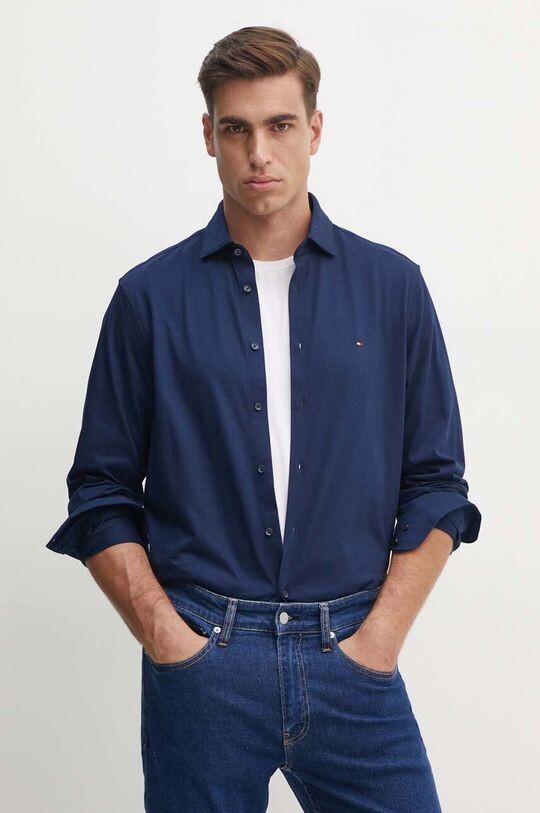 Хлопковая рубашка Tommy Hilfiger, темно-синий
Хлопковая рубашка Tommy Hilfiger, темно-синий