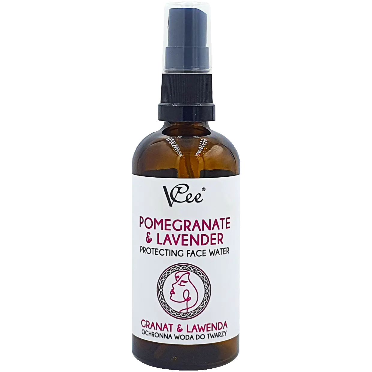 Освежающая вода для лица Vcee Granat+Lawenda, 100 мл
Освежающая вода для лица Vcee Granat+Lawenda, 100 мл