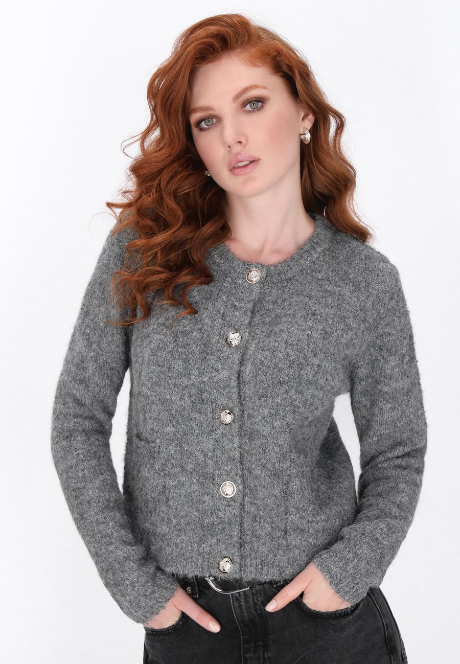 Кардиган DreiMaster Cardigan, Grey Melange/Grey
Кардиган DreiMaster Cardigan, Grey Melange/Grey