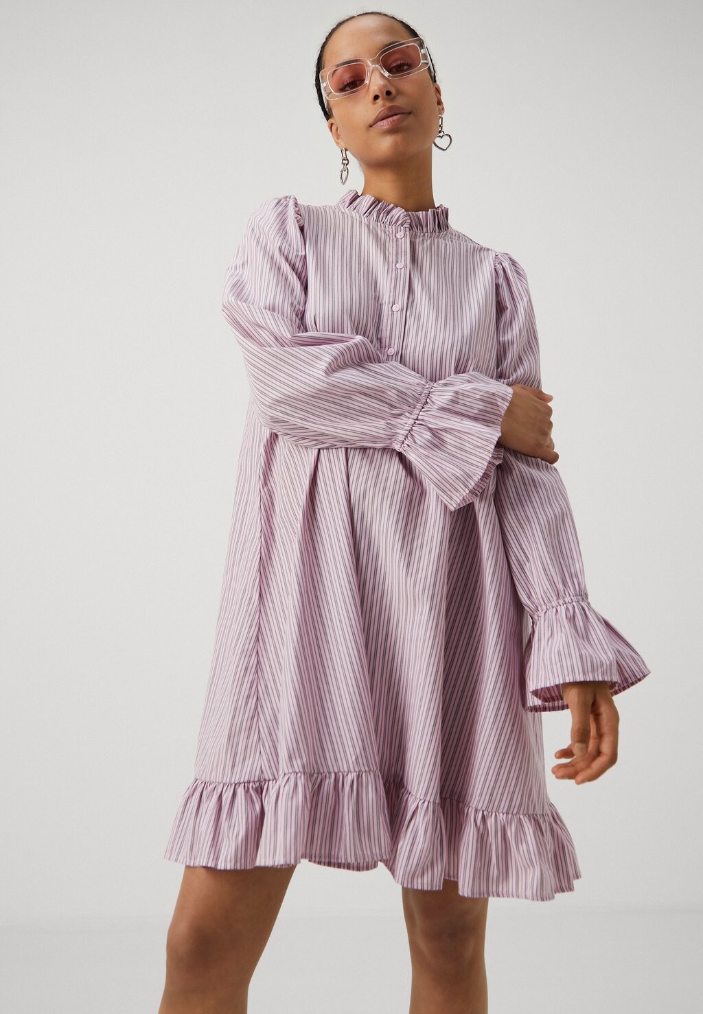 Платье-рубашка Pcassra Short Dress Pieces, праздничный розовый/магнит
Платье-рубашка Pcassra Short Dress Pieces, праздничный розовый/магнит