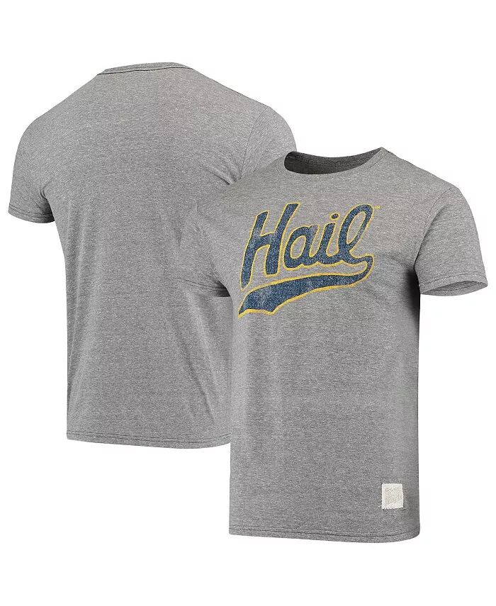 Мужская оригинальная серая состаренная футболка Michigan Wolverines в винтажном стиле Hail Tri-Blend Retro Brand
Мужская оригинальная серая состаренная футболка Michigan Wolverines в винтажном стиле Hail Tri-Blend Retro Brand