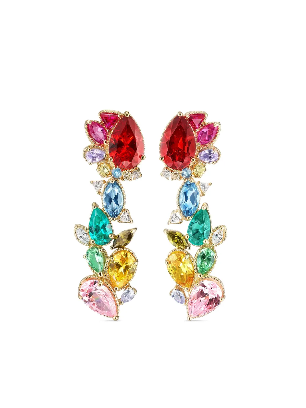 Серьги Garden Of Eden из желтого золота с камнями Anabela Chan, красный
Серьги Garden Of Eden из желтого золота с камнями Anabela Chan, красный