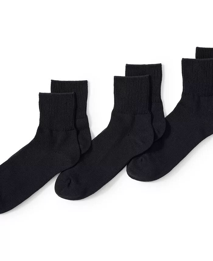 Мужские носки в рубчик, 3 шт. в упаковке Lands' End, черный
Мужские носки в рубчик, 3 шт. в упаковке Lands' End, черный