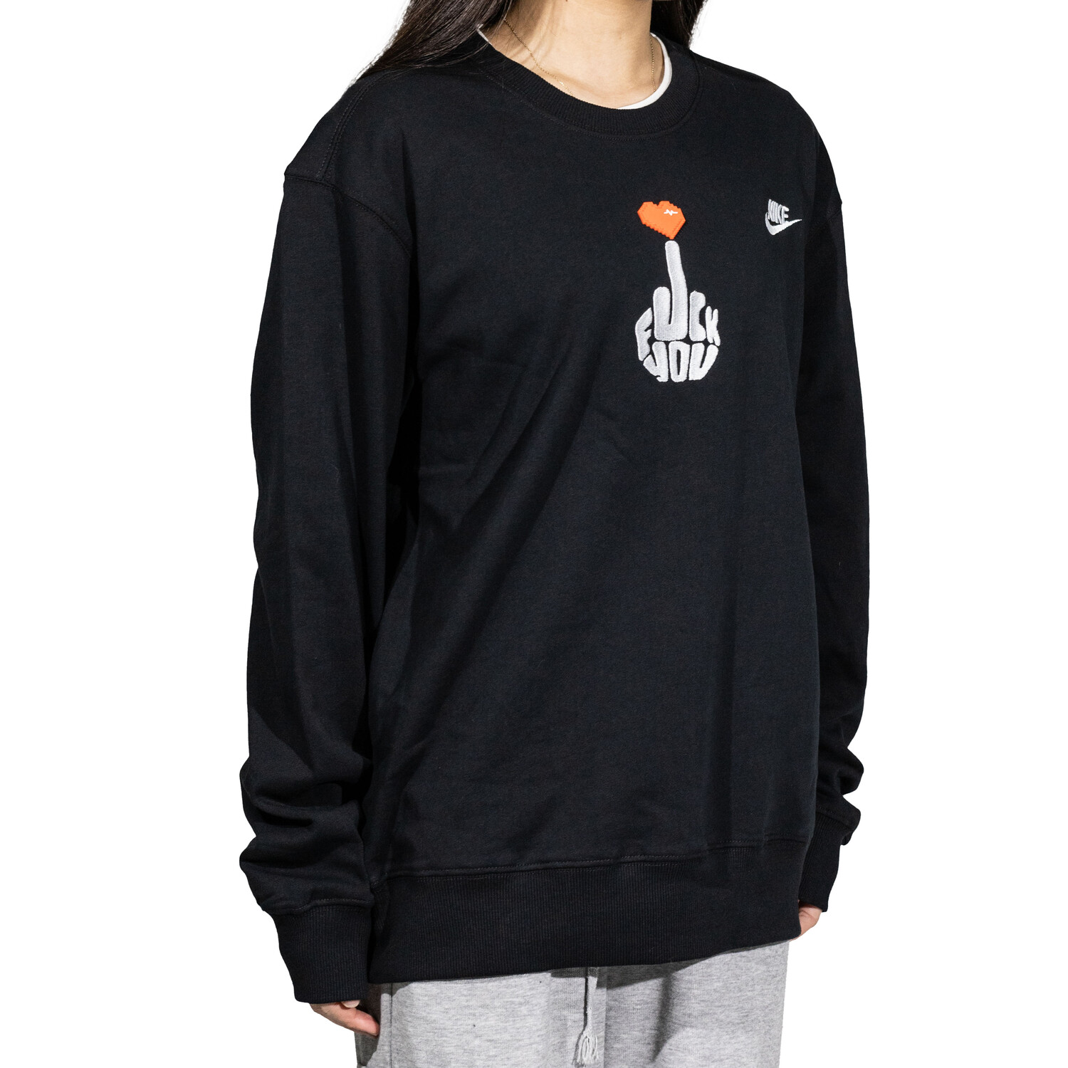 Толстовка унисекс черная Nike, черный
Толстовка унисекс черная Nike, черный