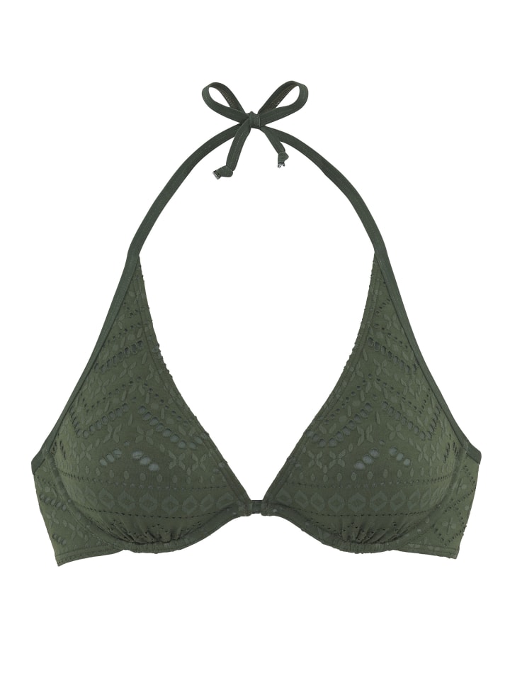Верх бикини LASCANA, оливковый
Верх бикини LASCANA, оливковый