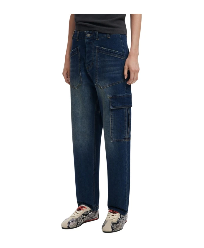 Синие женские джинсы, осенне-зимний стиль Desigual, синий
Синие женские джинсы, осенне-зимний стиль Desigual, синий