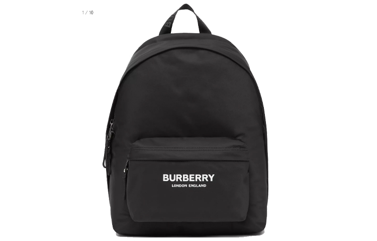 Чёрный нейлоновый рюкзак с логотипом Burberry
Чёрный нейлоновый рюкзак с логотипом Burberry