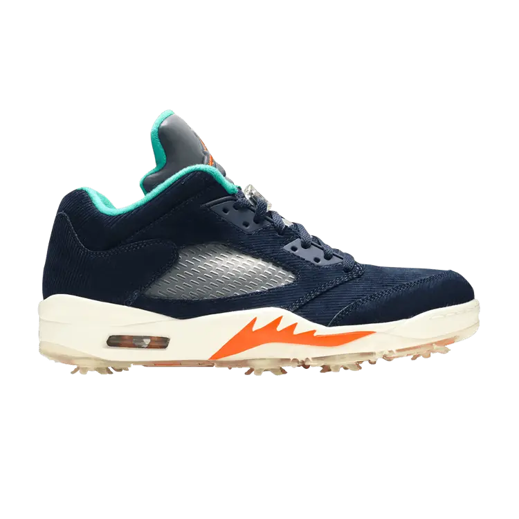 Бутсы Air Jordan Air Jordan 5 Low Golf NRG 'Lucky & Good', синий
Бутсы Air Jordan Air Jordan 5 Low Golf NRG 'Lucky & Good', синий