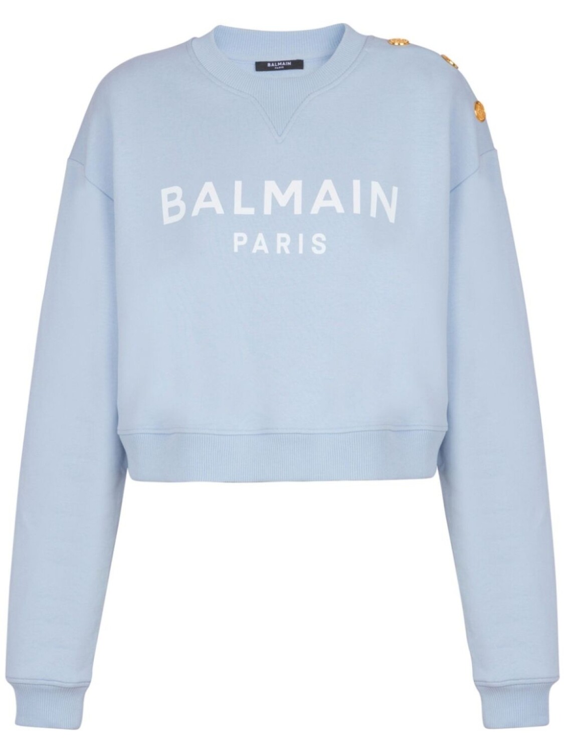 Толстовка с принтом Balmain, синий 
Толстовка с принтом Balmain, синий