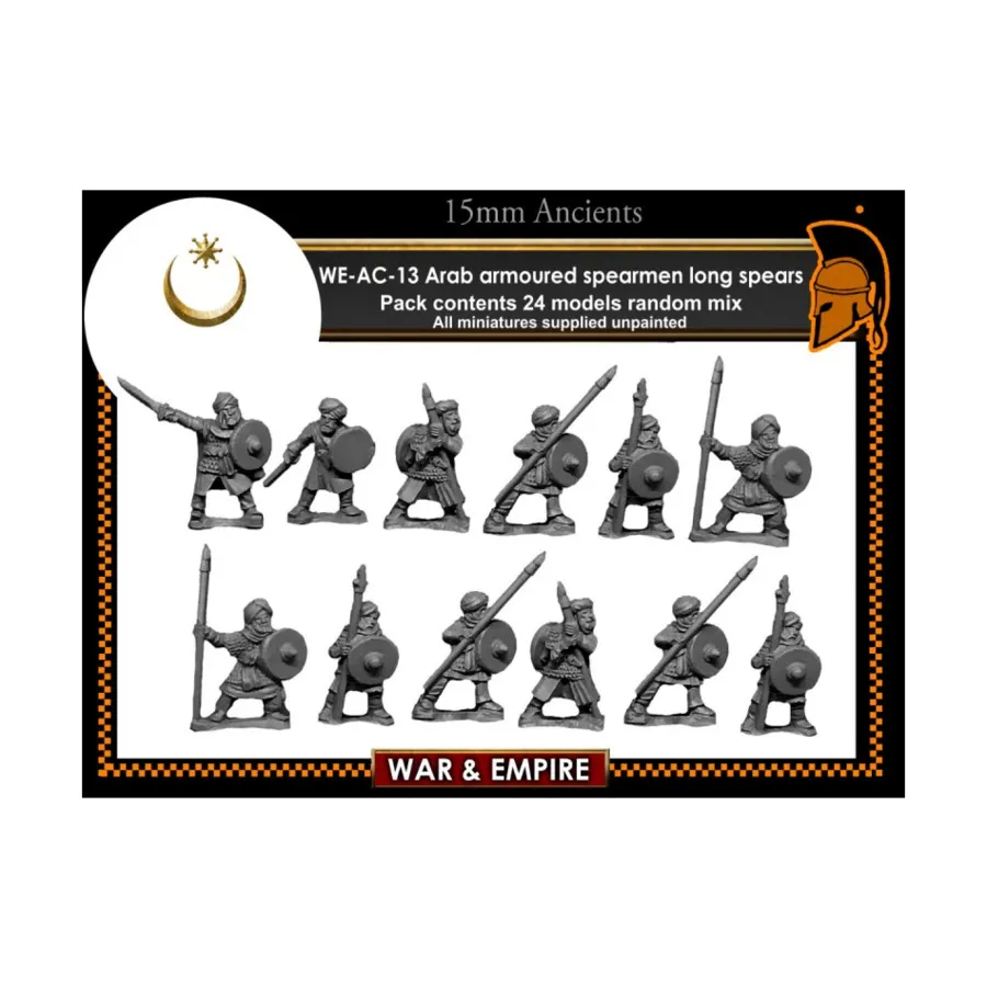 Копейщики (длинные копья) – арабы, War & Empire - Dark Ages Miniatures - Arab (15mm)
Копейщики (длинные копья) – арабы, War & Empire - Dark Ages Miniatures - Arab (15mm)