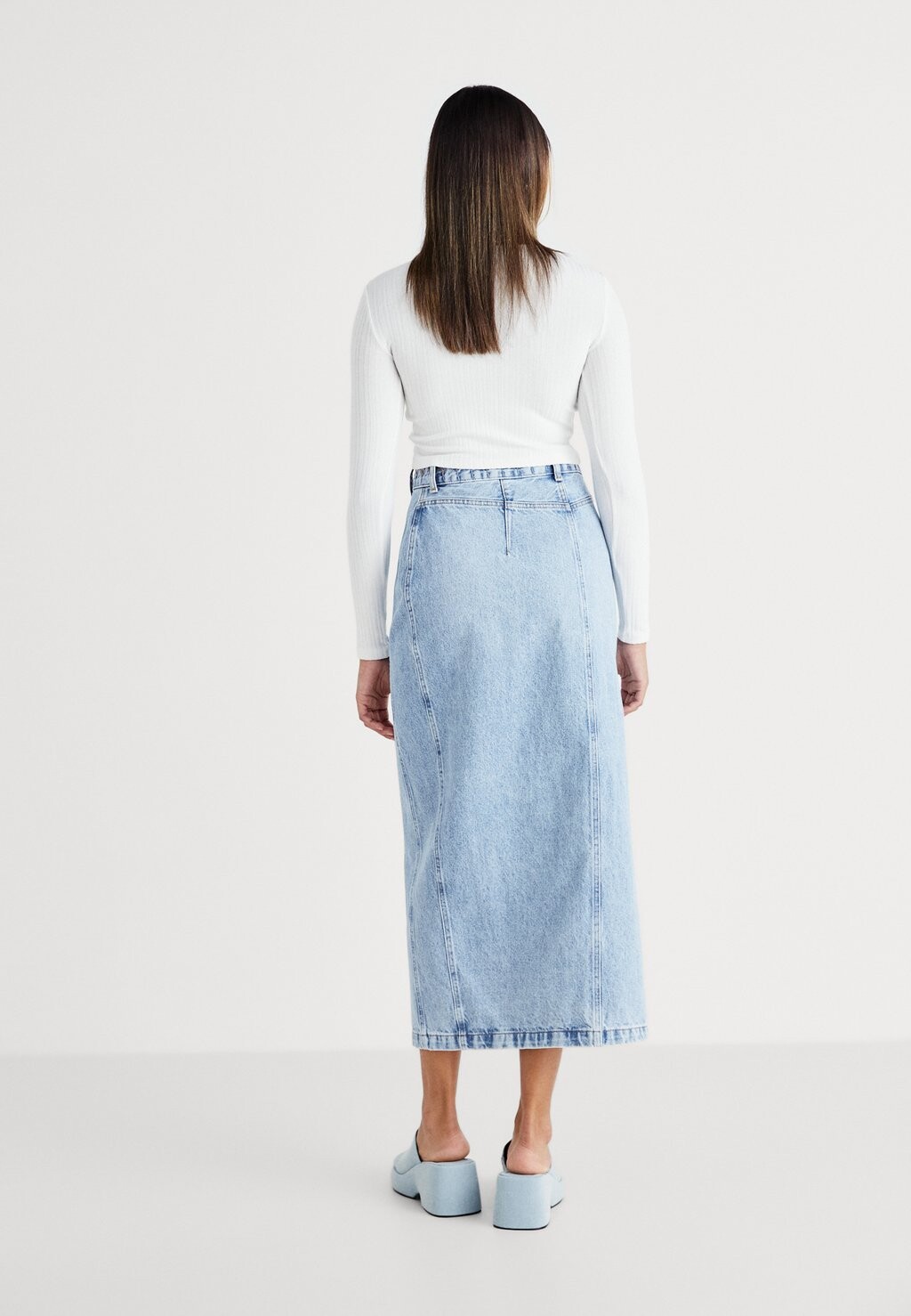Джинсовая юбка MIDI SKIRT Pepe Jeans, синий деним 
Джинсовая юбка MIDI SKIRT Pepe Jeans, синий деним