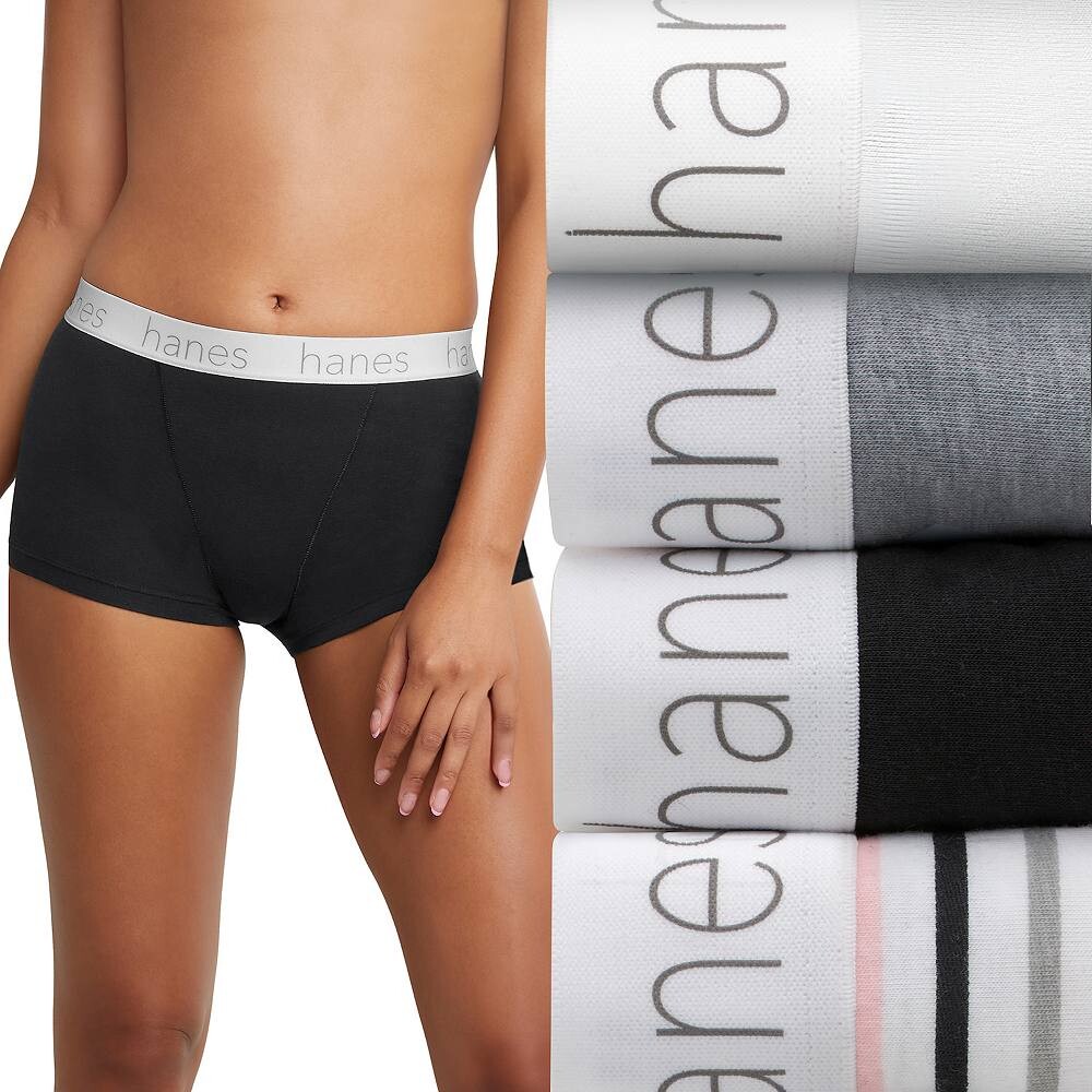 Женские трусы-боксеры из эластичного хлопка Hanes Originals Ultimate, 3 шт., цвет Gray Stripe
Женские трусы-боксеры из эластичного хлопка Hanes Originals Ultimate, 3 шт., цвет Gray Stripe