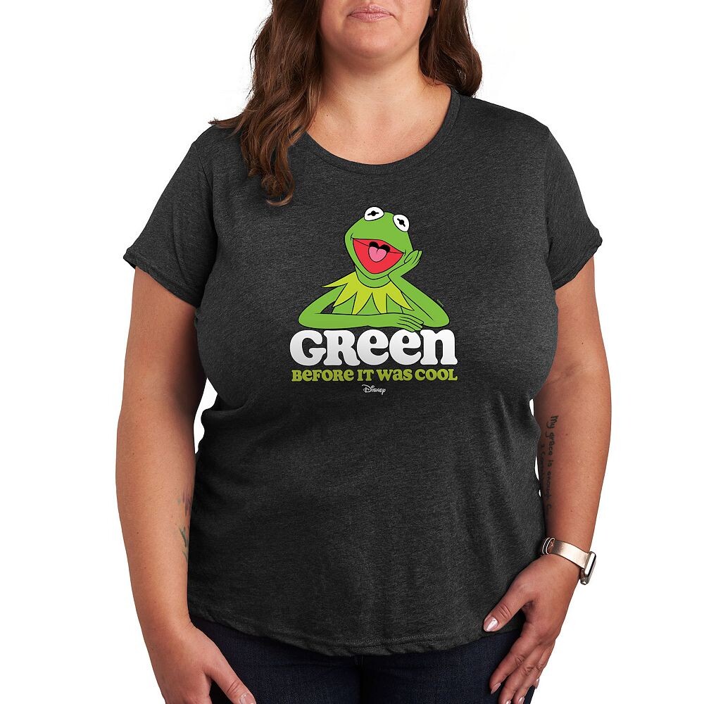 Футболка Disney's The Muppets Kermit Plus Green с рисунком «До того, как это было круто», цвет Heather Charcoal
Футболка Disney's The Muppets Kermit Plus Green с рисунком «До того, как это было круто», цвет Heather Charcoal