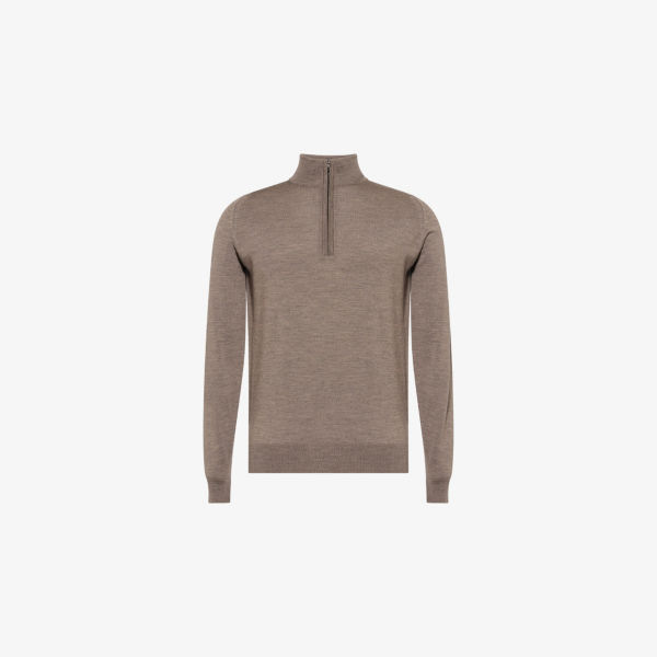 Джемпер шерстяной John Smedley Tapton с воротником-стойкой, серо-коричневый
Джемпер шерстяной John Smedley Tapton с воротником-стойкой, серо-коричневый
