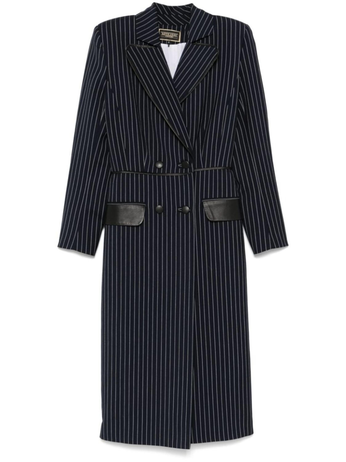 Пальто в тонкую полоску MITILIANE COUTURE, синий
Пальто в тонкую полоску MITILIANE COUTURE, синий