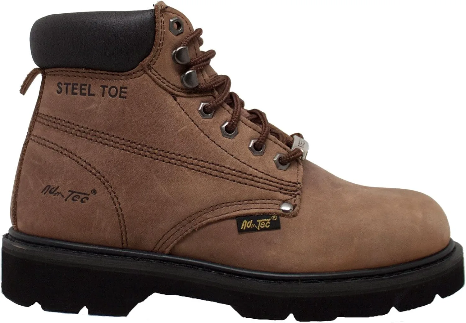 Рабочие ботинки Ad Tec для мужчин с 6-дюймовым стальным носком, из нубука, цвет загар - маслостойкая подошва без грязи, коричневый
Рабочие ботинки Ad Tec для мужчин с 6-дюймовым стальным носком, из нубука, цвет загар - маслостойкая подошва без грязи, коричневый
