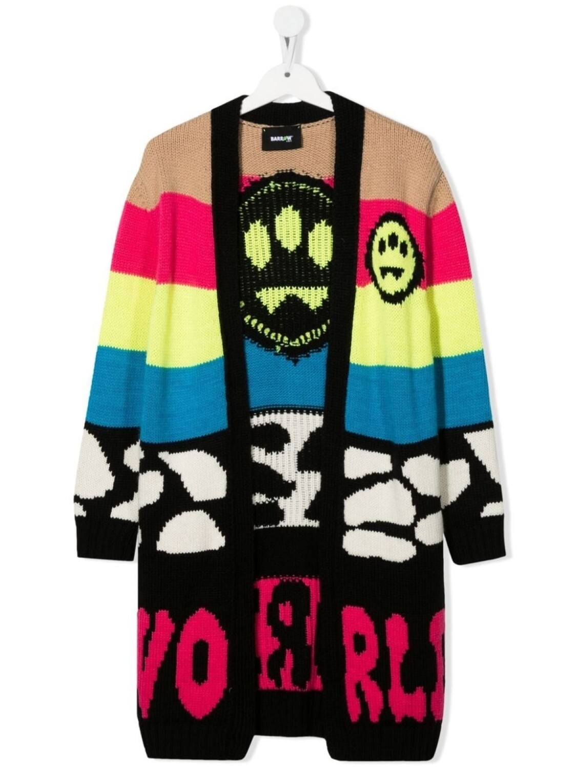 Barrow kids кардиган оверсайз в полоску, черный
Barrow kids кардиган оверсайз в полоску, черный