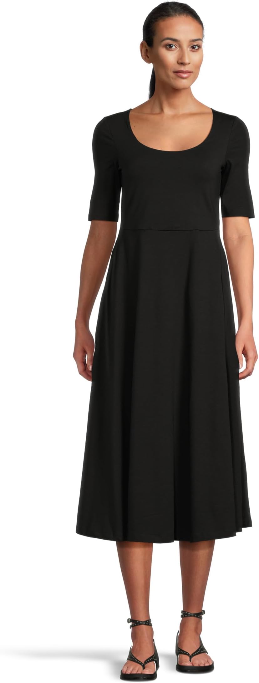 Платье PACT Fit & Flare Scoop Midi Dress, черный
Платье PACT Fit & Flare Scoop Midi Dress, черный