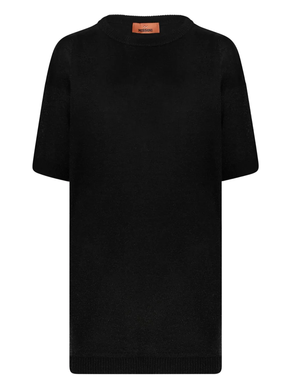 Футболка с короткими рукавами и круглым вырезом Missoni, черный 
Футболка с короткими рукавами и круглым вырезом Missoni, черный