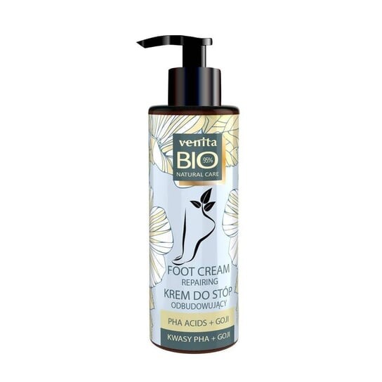 Регенерирующий крем для ног PHA-кислоты + экстракт ягод годжи, 100 мл Venita, Bio Natural Care
Регенерирующий крем для ног PHA-кислоты + экстракт ягод годжи, 100 мл Venita, Bio Natural Care