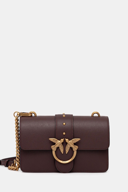 Кожаная сумка Pinko, бордовый
Кожаная сумка Pinko, бордовый