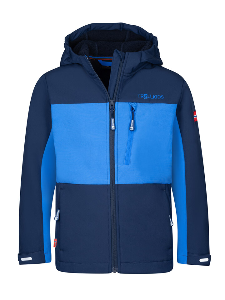 Куртка софтшелл Trollkids Bergsfjord, цвет Dunkeblau/Blau
Куртка софтшелл Trollkids Bergsfjord, цвет Dunkeblau/Blau