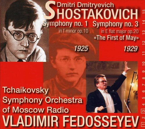 CD диск Shostakovich / Tchaikovsky Sym Orch / Fedoseyev: Sym 1 & 3 / the First of May
CD диск Shostakovich / Tchaikovsky Sym Orch / Fedoseyev: Sym 1 & 3 / the First of May